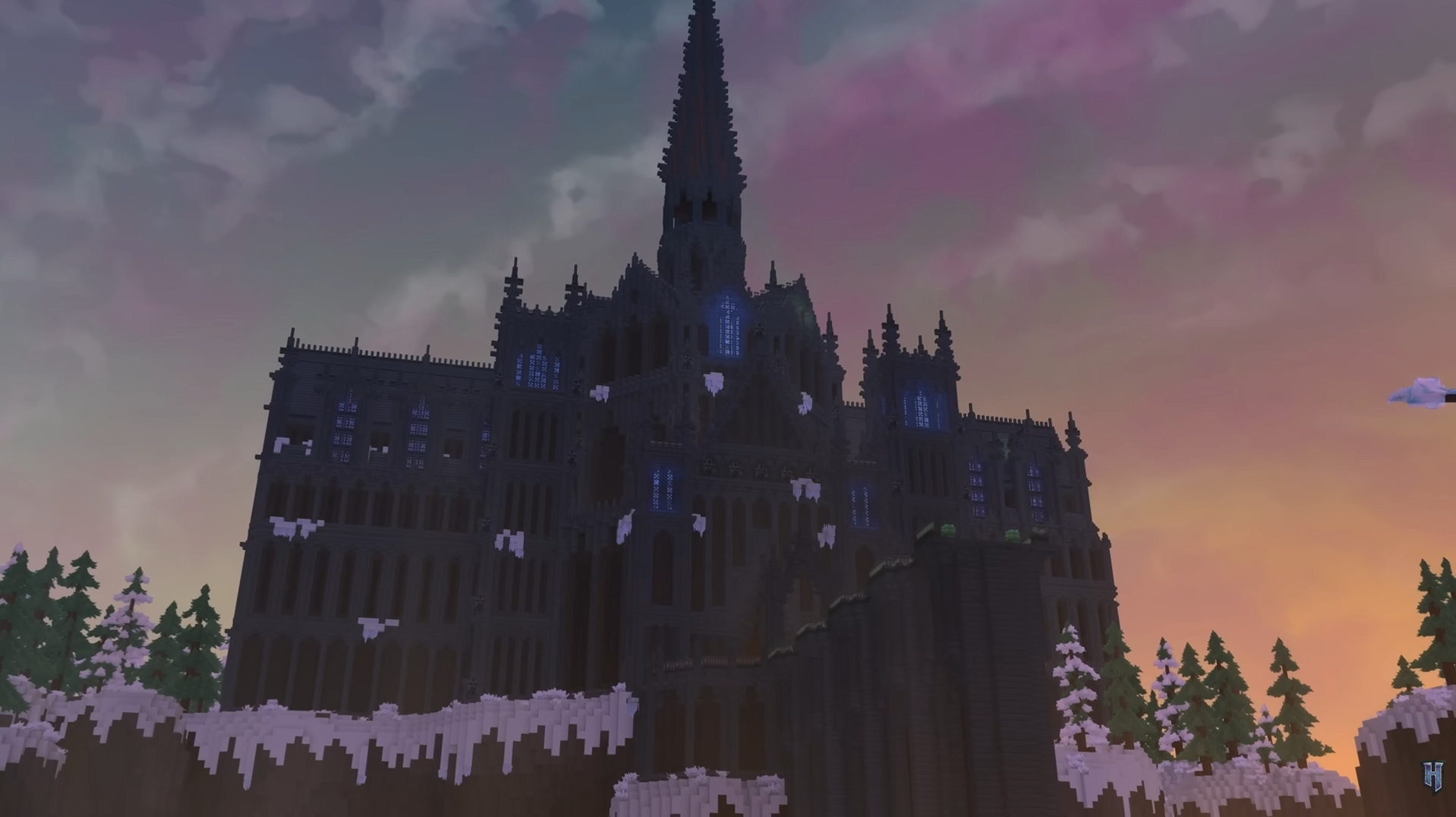 Hytale presenta un castillo gótico monumental y la comunidad anuncia nuevos mods